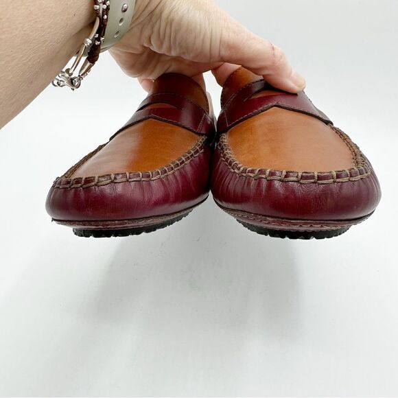 Vintage Gianfranco Ferre Two-Toned Leather Driving Moccasins‎ Sz 40.5 EUR 7.5 US